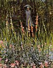 The Garden Gladioli by Claude Monet